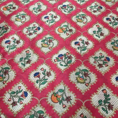 Bangalori Print Embroidered Fabric