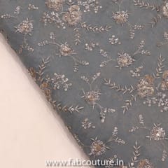Georgette Embroidered Fabric