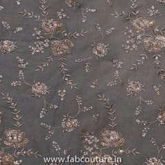 Georgette Embroidered Fabric
