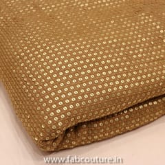 Georgette Sequins Embroidered Fabric