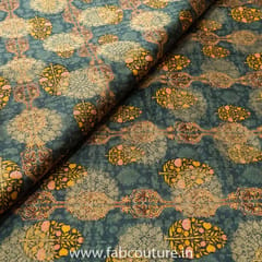 Jacquard Silk Digital Print(2 mtr cut piece)