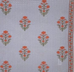 Grey Color Cambric Print