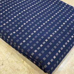 Blue Cotton Dobby (1.2 mtr Piece)