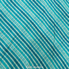 Sea Green Colour Chinon Digital Printed Fabric