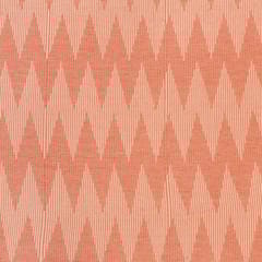 Red & White colour Chevron Cotton Jacquard fabric