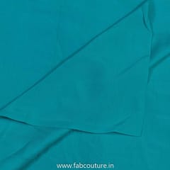 Firozi Color Viscose Muslin fabric