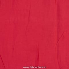 Red Color Viscose Muslin fabric