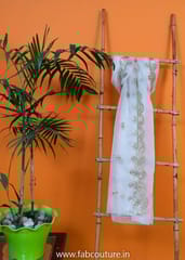 Organza Mirror Embroidered 2.5 Mtr Fabric