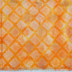 Orange Kota Printed Safa (6mtr)