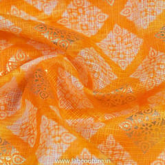 Orange Kota Printed Safa (6mtr)