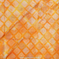 Orange Kota Printed Safa (6mtr)