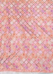 Chinon Chiffon Print With Embroidered Fabric