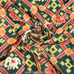 Chinon Chiffon Print With Embroidered Fabric