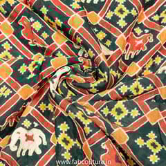 Chinon Chiffon Print With Embroidered Fabric