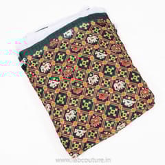 Chinon Chiffon Print With Embroidered Fabric