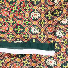 Chinon Chiffon Print With Embroidered Fabric