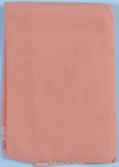 Peach Chanderi Embroidered Suit With Cotton Bottom And Chanderi Dupatta