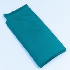 Teal Green Color Polyester Raw silk fabric