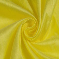 Lemon Color Polyester Raw silk fabric