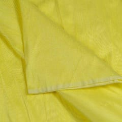 Lemon Color Polyester Raw silk fabric