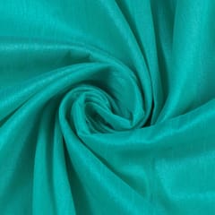 Sea Green Color Polyester Raw silk fabric