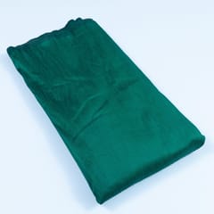 Dark Green Color Polyester Raw silk fabric