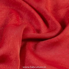 Red Color Burburry Georgette fabric