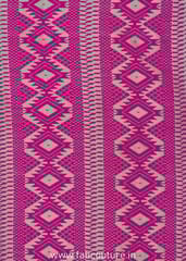 Pink Lurex Jacquard Fabric