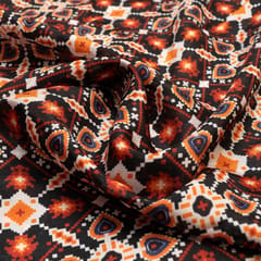 Multi Color Upada Digital Printed Fabric