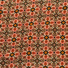 Multi Color Uppada Digital Printed Fabric