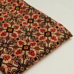 Multi Color Upada Digital Printed Fabric