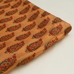 Multi Color Upada Digital Printed Fabric