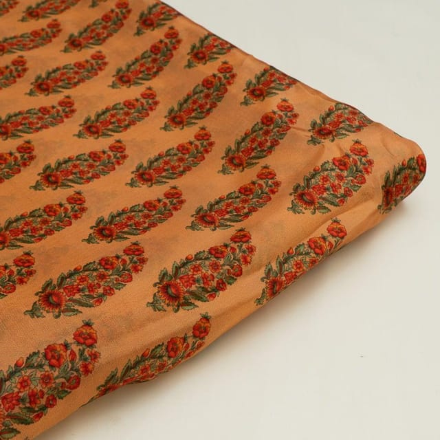 Multi Color Upada Digital Printed Fabric