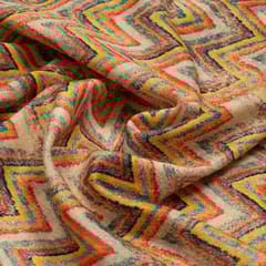 Multi Velvet Digital Printed Fabric
