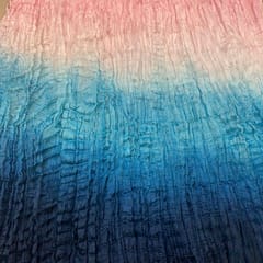 Ombre Art Silk Crush Fabric