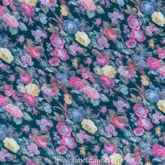 Pashmina Digital  Floral Print  (90 CM Cut Piece )
