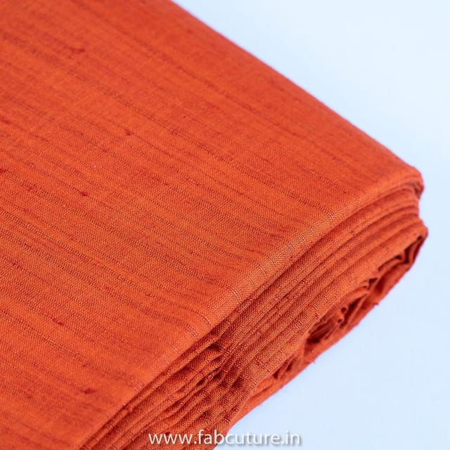 Rust Color Mahi Silk fabric