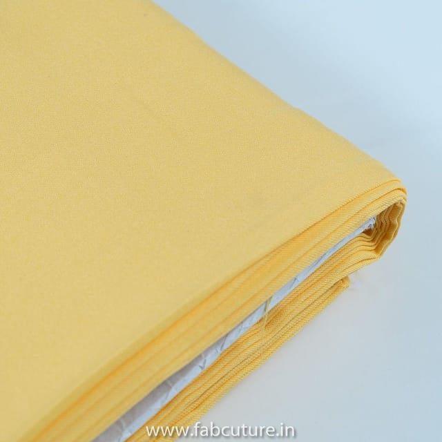 Yellow Color Pashmina fabric
