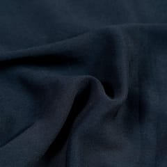 Black Color Double Georgette Lycra fabric