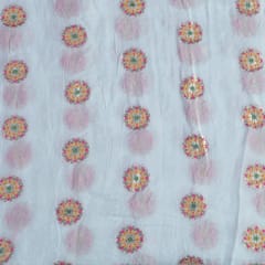 Dyeable Viscose Chiffon Jacqurd fabric