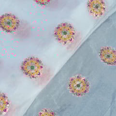 Dyeable Viscose Chiffon Jacqurd fabric
