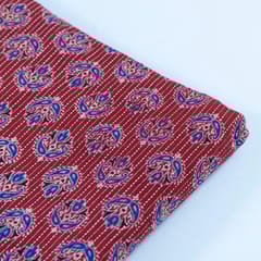 RedColor Kantha Dobbi Ajarakh Printed Fabric