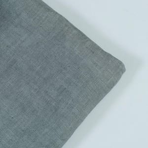 Grey Pure Linen 60 Lea fabric