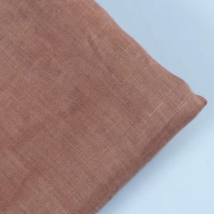 Light Brown Pure Linen 60Lea fabric
