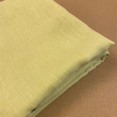 Lime Green Color Pure Linen 60Lea fabric