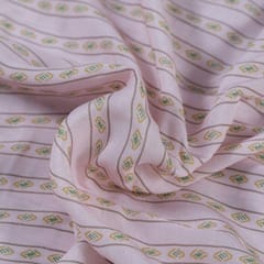 Multicolor Viscose Muslin Digital Printed Fabric
