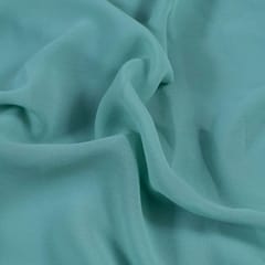 Sage Poly Georgette fabric