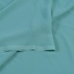 Sage Poly Georgette fabric