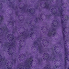 Purple Color Chinon Chiffon Bandhni Printed Fabric