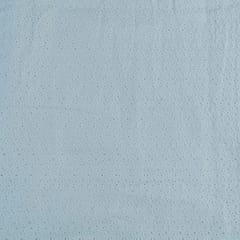 White Dyeable Cotton Chikan fabric